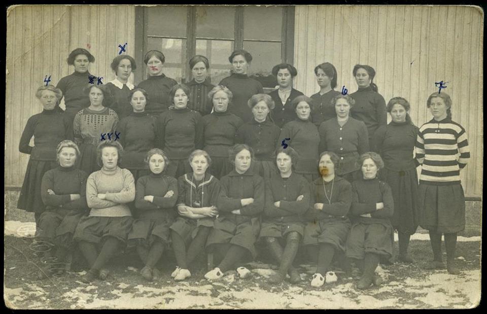 FolkehÃ¸gskule elevar i Seljord (1914)