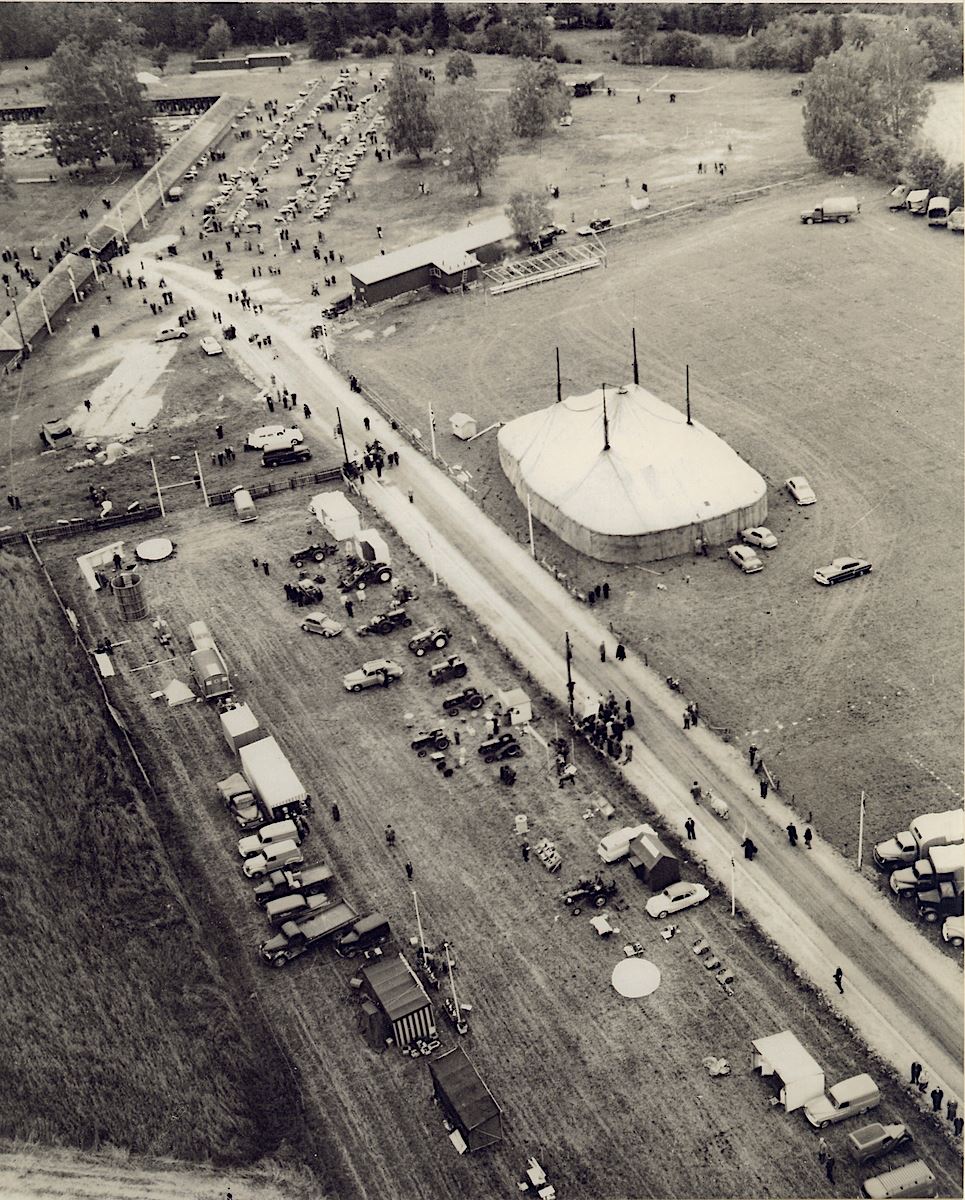 Oversikt over Dyrskuplassen - i 1956
